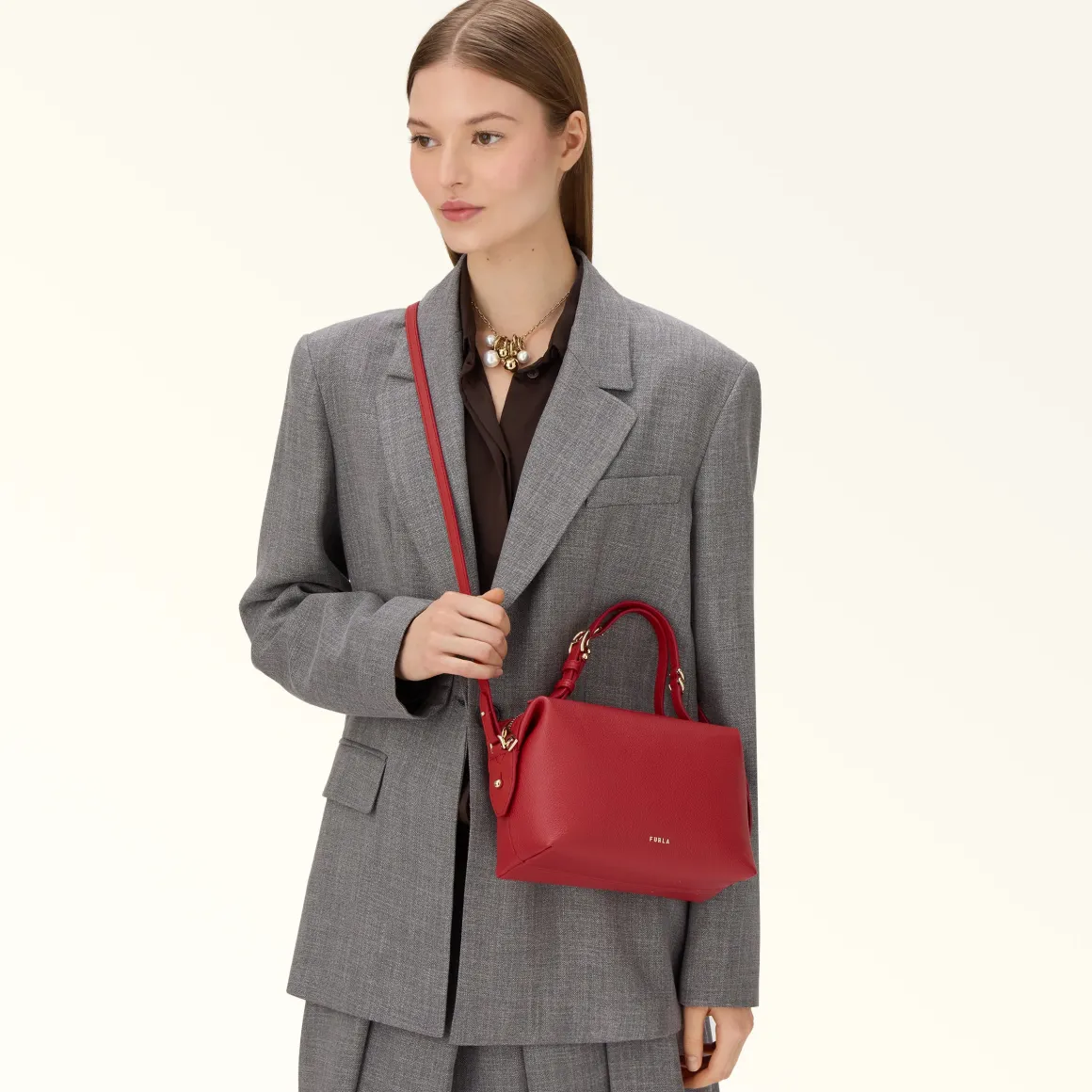 Furla Double Borsa Boston