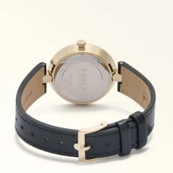 Furla Logo Links Orologio Con Cassa Tonda