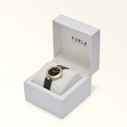 Furla Logo Links Orologio Con Cassa Tonda
